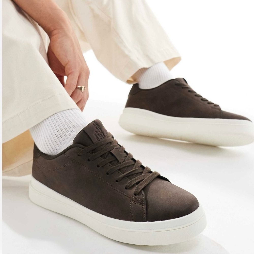 Men's Brown Casual Sneakers